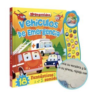 vehículos de emergencia, libro con sonidos