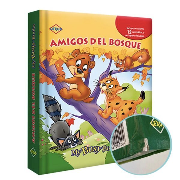 Amigos del bosque, kit de libro y figuras